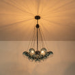 Load image into Gallery viewer, Cluster Colored Tinted Glass Globe Bubble Chandelier