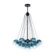 Load image into Gallery viewer, Cluster Colored Tinted Glass Globe Bubble Chandelier