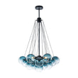 Load image into Gallery viewer, Cluster Colored Tinted Glass Globe Bubble Chandelier