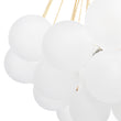 Load image into Gallery viewer, Bubble Cluster Opal White Glass Globe Chandelier