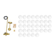 Load image into Gallery viewer, Bubble Cluster Opal White Glass Globe Chandelier