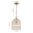 Load image into Gallery viewer, French Farmhouse Crystal Lantern Pendant Light