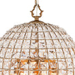 Load image into Gallery viewer, French Farmhouse Crystal Lantern Pendant Light