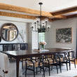 Load image into Gallery viewer, Funky Clear Seeded Glass Globe Tired Bubble Chandelier