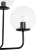 Load image into Gallery viewer, Funky Clear Seeded Glass Globe Tired Bubble Chandelier