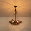 Load image into Gallery viewer, Cluster Colored Tinted Glass Globe Bubble Chandelier