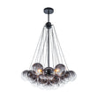 Load image into Gallery viewer, Cluster Colored Tinted Glass Globe Bubble Chandelier
