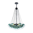 Load image into Gallery viewer, Cluster Colored Tinted Glass Globe Bubble Chandelier