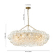 Load image into Gallery viewer, Kitchen Dining Swirled Glass Bubble Round Chandelier
