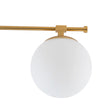 Load image into Gallery viewer, Modern 6-Light White Glass Globe Sputnik Semi Flush Mount
