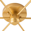 Load image into Gallery viewer, Modern 6-Light White Glass Globe Sputnik Semi Flush Mount