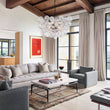 Load image into Gallery viewer, Modern Luxe Swirled Glass Globe Bubble Chandelier