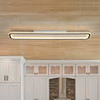 Load image into Gallery viewer, Modern Oblong Dimmable LED Semi Flush Mount Ceiling Light