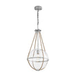 Load image into Gallery viewer, Farmhouze Light - 1 - light Coastal Hemp Rope Glass Globe Pendant Light - Pendant - 1 Bulb -