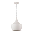Load image into Gallery viewer, Farmhouze Light - 1 - Light Danish Simple Metal White Pendant Light - Pendant - Bell Shade -