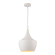 Load image into Gallery viewer, Farmhouze Light - 1 - Light Danish Simple Metal White Pendant Light - Pendant - Bell Shade -