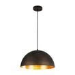 Load image into Gallery viewer, Farmhouze Light - 1 - Light Industrial Black Hammered Iron Dome Pendant - Chandelier - 15in -