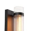 Load image into Gallery viewer, Farmhouze Light - 1 - light Vintage Ribbed Glass Cylinder Linear Wall Sconce - Wall Sconce - 2 Packs -