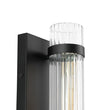 Load image into Gallery viewer, Farmhouze Light - 1 - light Vintage Ribbed Glass Cylinder Linear Wall Sconce - Wall Sconce - 2 Packs -