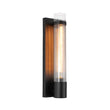 Load image into Gallery viewer, Farmhouze Light - 1 - light Vintage Ribbed Glass Cylinder Linear Wall Sconce - Wall Sconce - 2 Packs -