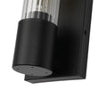 Load image into Gallery viewer, Farmhouze Light - 1 - light Vintage Ribbed Glass Cylinder Linear Wall Sconce - Wall Sconce - 2 Packs -