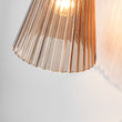 Load image into Gallery viewer, Farmhouze Light - 2 - light UP Down Striped Glass Double Cone Wall Light - Wall Sconce - Brown Glass + Oil - Rubbed Bronze Finish -