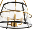 Load image into Gallery viewer, Farmhouze Light - 3 - Light Drum Seeded Glass Lantern Ceiling Light - Ceiling Light - 3 - Light -