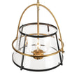 Load image into Gallery viewer, Farmhouze Light - 3 - Light Drum Seeded Glass Lantern Ceiling Light - Ceiling Light - 3 - Light -