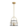 Load image into Gallery viewer, Farmhouze Light - 3 - Light Drum Seeded Glass Lantern Ceiling Light - Ceiling Light - 3 - Light -