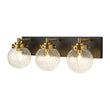 Load image into Gallery viewer, Farmhouze Light - 3 - light Modern Clear Crackled Glass Globe Vanity Sconce - Wall Sconce - 3 - Light -