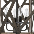 Load image into Gallery viewer, Farmhouze Light - 4 - Light Candle Style Aged Wooden Square Lantern Pendant Light - Pendant - Poplar -