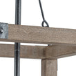 Load image into Gallery viewer, Farmhouze Light - 4 - Light Distressed Wood Square Lantern Pendant Light - Chandelier - Poplar -