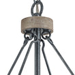 Load image into Gallery viewer, Farmhouze Light - 4 - Light Distressed Wood Square Lantern Pendant Light - Chandelier - Poplar -