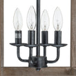 Load image into Gallery viewer, Farmhouze Light - 4 - Light Distressed Wood Square Lantern Pendant Light - Chandelier - Poplar -