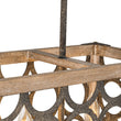 Load image into Gallery viewer, Farmhouze Light - 4 - Light Rustic Wooden Rectangular Cage Island Chandelier - Chandelier - Poplar -