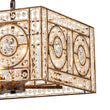 Load image into Gallery viewer, Farmhouze Light - 4 - Light Vintage French Crystal Square Lantern Pendant - Chandelier - Black -