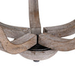 Load image into Gallery viewer, Farmhouze Light - 5 - Light Antique Wood Hemp Rope Candle Style Chandelier - Chandelier - Poplar+Hemp Rope -