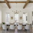 Load image into Gallery viewer, Farmhouze Light - 5 - Light Vintage Elegant Simple Candle Style Chandelier - Chandelier - Brass -