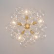 Load image into Gallery viewer, Farmhouze Light - 6 - Light Dimmable Glam Cluster Glass Globe Bubble Chandelier - Chandelier - Brown + Brass -