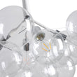 Load image into Gallery viewer, Farmhouze Light - 6 - Light Dimmable Glam Cluster Glass Globe Bubble Chandelier - Chandelier - White + Chrome -
