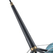 Load image into Gallery viewer, Farmhouze Light - 6 - Light DimmableCluster Glass Globe Blue Bubble Chandelier - Chandelier - Black + Brass -