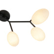 Load image into Gallery viewer, Farmhouze Light - 6 - Light Opal Glass Globe Branch Ceiling Light - Ceiling Light - Black - 6 - Light