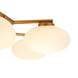 Load image into Gallery viewer, Farmhouze Light - 6 - Light Opal Glass Globe Branch Ceiling Light - Ceiling Light - Black - 6 - Light
