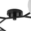 Load image into Gallery viewer, Farmhouze Light - 6 - Light Opal Glass Globe Branch Ceiling Light - Ceiling Light - Black - 6 - Light