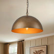 Load image into Gallery viewer, Farmhouze Light - Antique Hand - Painted Bronze Oversized Iron Dome Pendant - Pendant - 15 in -