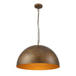 Load image into Gallery viewer, Farmhouze Light - Antique Hand - Painted Bronze Oversized Iron Dome Pendant - Pendant - 23 in -