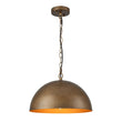 Load image into Gallery viewer, Farmhouze Light - Antique Hand - Painted Bronze Oversized Iron Dome Pendant - Pendant - 23 in -