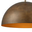 Load image into Gallery viewer, Farmhouze Light - Antique Hand - Painted Bronze Oversized Iron Dome Pendant - Pendant - 23 in -