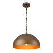 Load image into Gallery viewer, Farmhouze Light - Antique Hand - Painted Bronze Oversized Iron Dome Pendant - Pendant - 23 in -