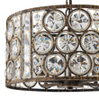 Load image into Gallery viewer, Farmhouze Light - Antique Luxury Crystal Drum Cage Chandelier - Chandelier - Black -